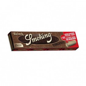 Smoking Brown King Size Slim Longpapers + Tips