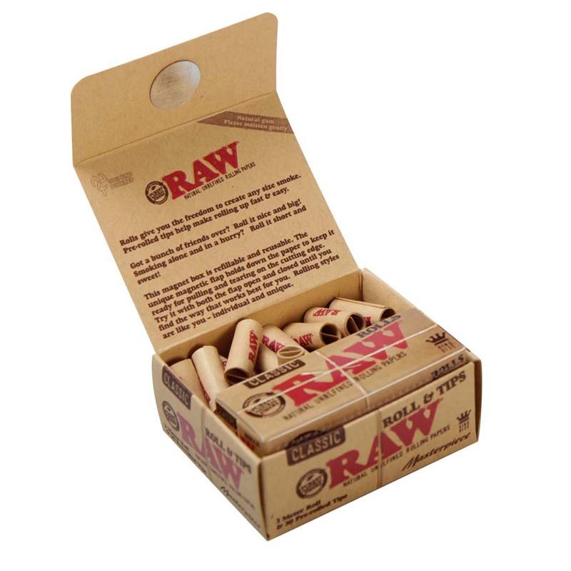 Raw Masterpiece Rolls 5m + Tips
