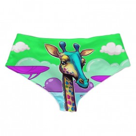 Neon Giraffe Cheeky Undies Unterhose