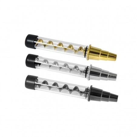 Airistech 'Twisty Glass Blunt Pipe V12 Plus' Glaspfeife
