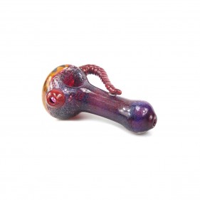 'Gold Bubbles Honey Comb' Glaspfeife