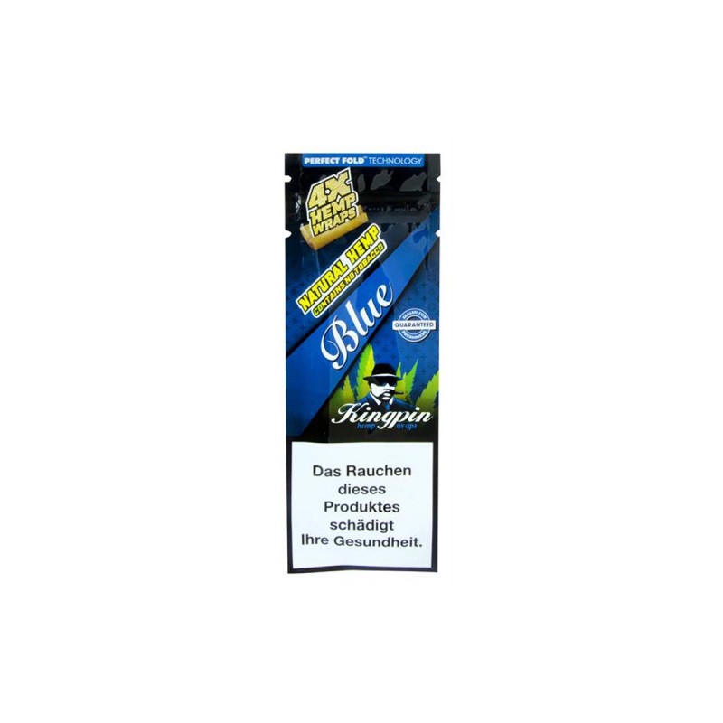 Kingpin BLUE Hemp Wraps 4 Stk.