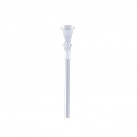 Glas Chillum Einsatz mit Trichterkopf 80mm NS14