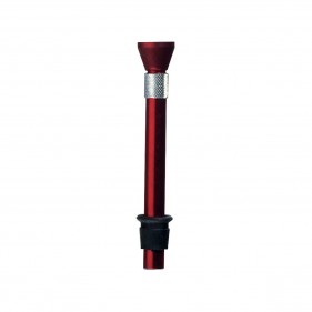 Aluminiumeinsatz mit Kopf 100mm Rot