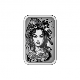 'Tattoo Girl' Tablett Rolling Tray