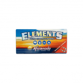 Elements Aficionado King Size Slim Longpapers + Tips