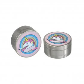 Einhorn Aluminium Grinder mit 3D Print