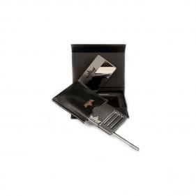 Royal Box Classic Schnupf-Set mit Ziehröhrchen Silber