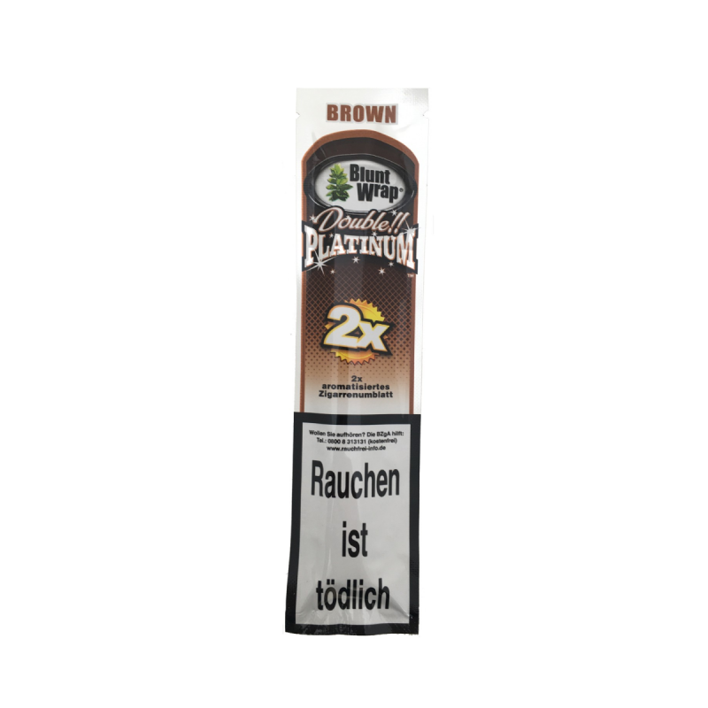 Blunt Wrap Double Platinum BROWN 2 Stk.