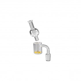 Glas Banger Set für Öl mit Carb Cap NS14 Gelb