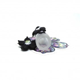 Mars Glassworks One-Hitter + Anhänger Set Schwarz
