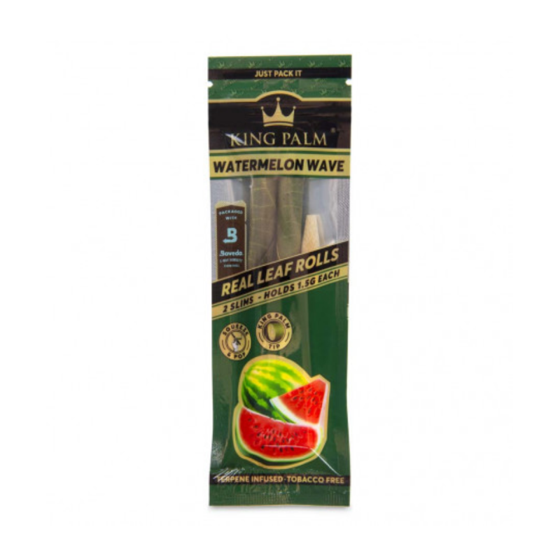 King Palm Slim Rolls WATERMELON WAVE 2 Stk.