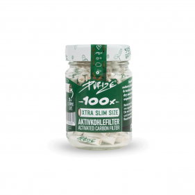XTRA Slim Aktivkohlefilter Glas 5,9mm 100 Stk.