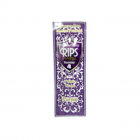 RIPS Number 4 Purple Hemp Wraps 4 Stk.