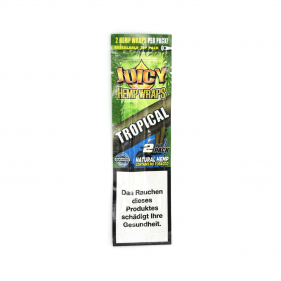 JUICY Hemp Wraps TROPICAL 2 Stk.