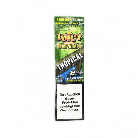 JUICY Hemp Wraps TROPICAL 2 Stk.