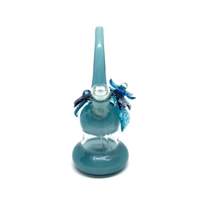 Mars Glassworks 'Blue Flower-Spinner' Dabbing Rig