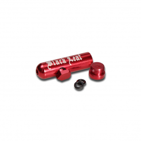 BlackLeaf Dosierer aus Aluminium Rot