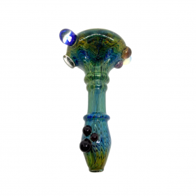 Daydream Glass Glaspfeife mit Opal Blau-Grün