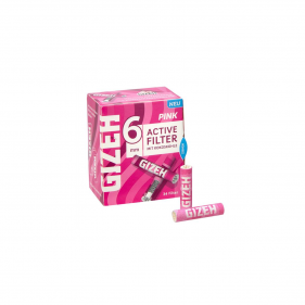 Active Filter Pink Aktivkohlefilter 6mm 50 Stk.