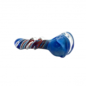 Kolorierte Glaspfeife Blau