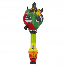 Rasta Gasmaske mit Acrylbong